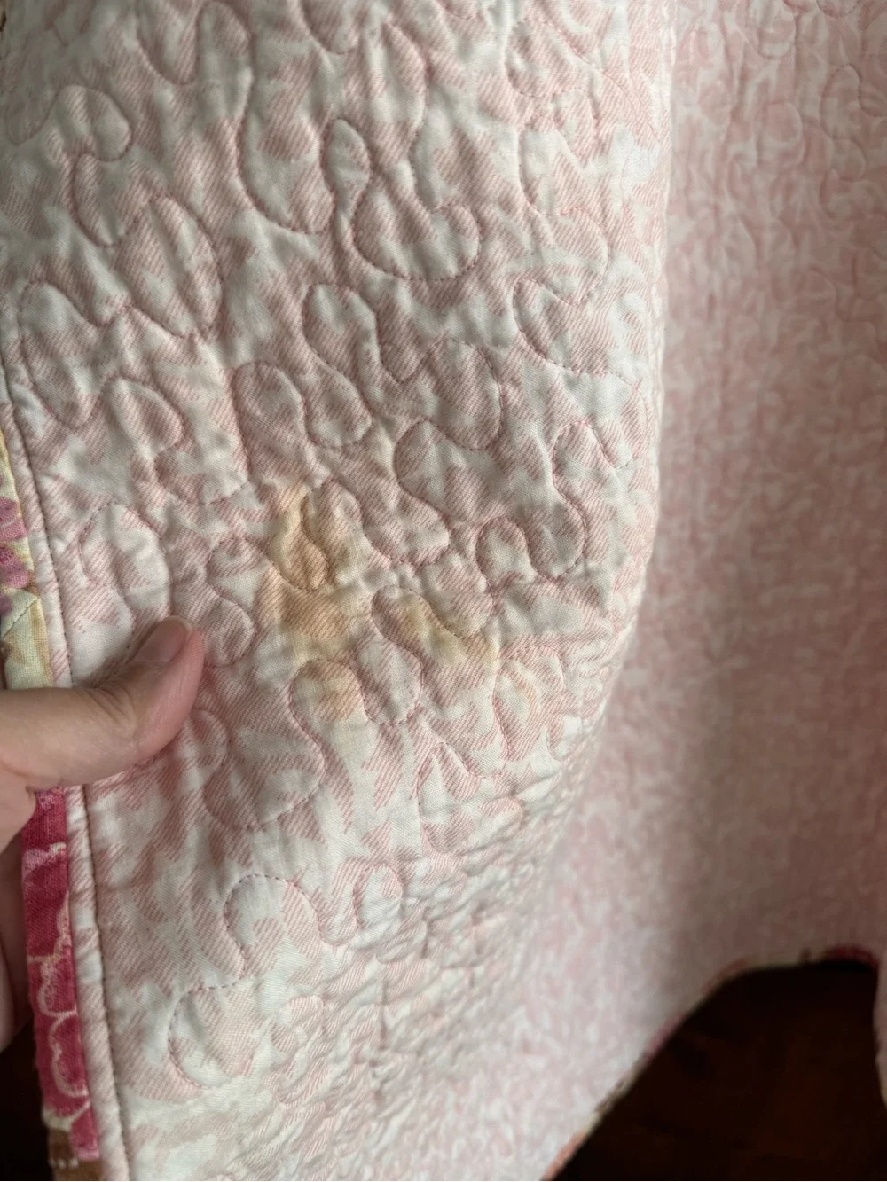 Handmade Floral Patchwork Quilt